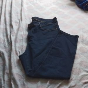 Jordache Stretch Super Skinny Jeans Size 24w dark denim